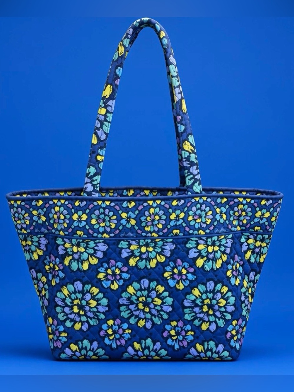 3 pc. Vera Bradley Quilted Weekend Tote Bag in Indigo